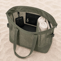 Sac de plage en maille surdimensionné pour femme, idéal pour les vacances d'été, avec logo personnalisé, sac fourre-tout de voyage OEM ODM