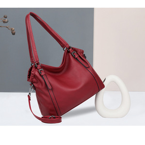 Bolsos de Mano de Cuero Genuino para Mujer, Bolsos de Hombro de Gran Capacidad, Diseño de Moda, Personalizados, Venta al Por Mayor de Fábrica - Product Image 6