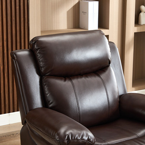 Fauteuil inclinable électrique simple en cuir de luxe Offre Spéciale fauteuil de massage pivotant à bascule relaxant pour salon - Product Image 2