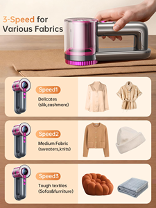 NEW Rechargeable Plastic Fabric Shaver Lint <b>Remover</b> Sweater Shaver for Outdoor Use Portable with Smart Digital Display - Product Image 2