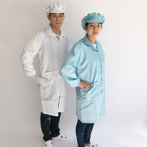 <span class=keywords><strong>Batas</strong></span> <span class=keywords><strong>de</strong></span> Laboratorio Antiestáticas Unisex, Reutilizables, <span class=keywords><strong>de</strong></span> Poliéster, Libres <span class=keywords><strong>de</strong></span> Pelusas y Antipolvo, para Cuartos Limpios - Product Image 4