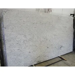 Lâmina de granito natural polida, alta qualidade novo projetado brasileiro pedra de granito branco