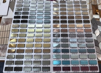 Carreaux de mosaïque en aluminium brossé hexagone peau de métal argenté carreaux de mur de télévision or mat décoration murale de dosseret de mosaïque en métal vente en gros