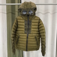 Veste d'hiver pour homme avec capuche et poches pour lunettes, en coton matelassé vertical, résistante au vent, pour usage quotidien, trois couleurs, vente en gros