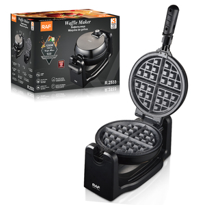 RAF Sandwich Toaster Double Heating Nonstick Cooking Plates Easy Clean Breakfast <b>Maker</b> Appliance <b>Waffle</b> Cone <b>Maker</b> <b>Waffle</b> Cone M - Product Image 4