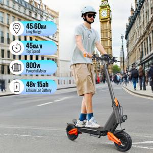 Meilleure vente Scooter électrique Orange 120KG Capacité de charge NFC Fonction de déverrouillage Écran central pour adultes Scooter électrique - Product Image 1