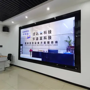 شاشة عرض فيديو جدارية LCD مع حافة الربط 3.5/1.7/0.88mm 46 49 55 بوصة لافتات CCTV والعرض الرقمي