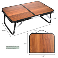 Table de camping et de plage pliable en alliage d'aluminium, mini, portable, ultra-légère, mobilier de repas d'extérieur, design minimaliste 1
