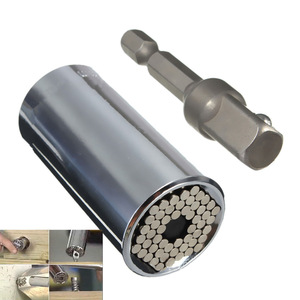 <b>Universal</b> <b>Socket</b> Wrench Set 7-19mm Metric Ball Hex Drive Extension Rod Included - Product Image 3