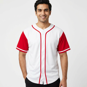เสื้อกีฬาเบสบอลสำหรับเยาวชนชายสีสันสดใสระบายอากาศได้ดี - Product Image 1