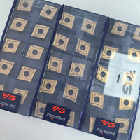 Plaquettes carrées en carbure CNMG160608 UG YG3125 YG1, outils de tournage CNC, revêtement PCD/PCBN, outil de tournage externe OEM HRC45, lame de 16 mm