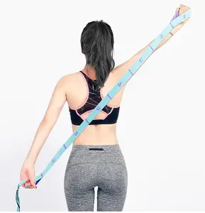 厂家直销涤纶健身拉丁舞健美弹力弹力腰带瑜伽带