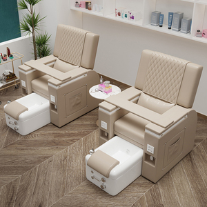 Sillón de Pedicura Spa de Lujo Eléctrico Reclinable con Lavamanos Equipo de Alta Gama para Salón de Uñas - Product Image 2