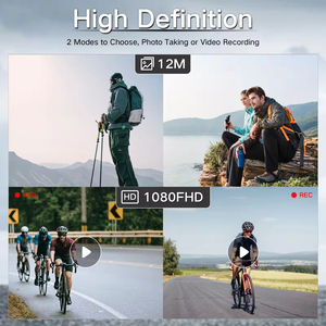 Compact Wearable Thumb <b>Mini</b> <b>Camera</b> Rotatable Lens Design 1080P Video Recording Portable Tiny Cam For Hiking Camping Pet Obs - Product Image 5