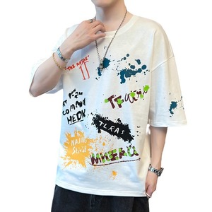 T-shirt da uomo a maniche corte con stampa integrale, traspirante e ad asciugatura rapida, maglietta interna ampia a <span class=keywords><strong>mezza</strong></span> <span class=keywords><strong>manica</strong></span> per uomo, abbigliamento maschile - Product Image 5