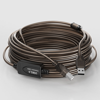 Cordon de scanner d'imprimante USB 2.0 a à B 10M/15M/20M/30M Chargement rapide 3A compatible avec ordinateur et puce de signal iOS incluse