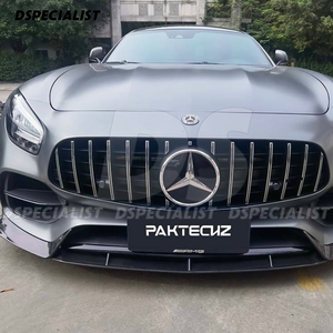 Pt Style Dry Carbon Fiber Front <strong>Spoiler</strong> Splitter Bumper Lip for Mercedes Benz AMG <strong>GT</strong> GTS GTC C190 - Product Image 2