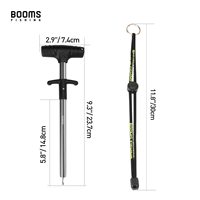 Booms Fishing BFFPR02 Extracteur rapide de hameçons en aluminium et plastique pour poisson, requin, bar et truite