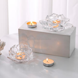 Porte-bougies <span class=keywords><strong>en</strong></span> <span class=keywords><strong>verre</strong></span> uniques et luxueux, pots <span class=keywords><strong>en</strong></span> <span class=keywords><strong>verre</strong></span> <span class=keywords><strong>en</strong></span> forme de dôme pour Noël, cire de soja naturelle, ornements rétro, décoration intérieure - Product Image 1