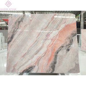 Lusso personalizzabile quattro stagioni di <span class=keywords><strong>marmo</strong></span> <span class=keywords><strong>rosa</strong></span> <span class=keywords><strong>cucina</strong></span> isola squisito centrotavola per Villa & cucine dell'hotel - Product Image 2