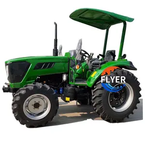 4WD 60HP 70HP small farm agricultural tractor with shadow or cabin for sale