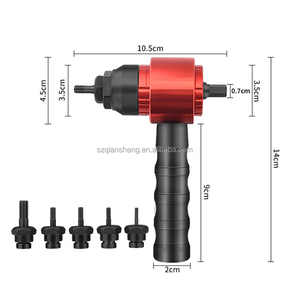 Pistola remachadora inalámbrica M3~M8, adaptador eléctrico para taladro, herramienta para insertar tuercas remachables - Product Image 4