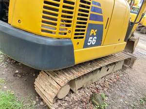 Mini-excavatrice Komatsu PC56 d'occasion de haute qualité, 5 tonnes, moteur d'origine, pompe EPA, roulement - Product Image 4
