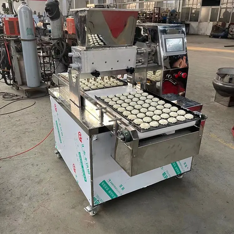 Automatische Versieren Extruder Drop Cutter Fortuin Deposant Kleine Koekje Macaron Biscuit Maken Machine