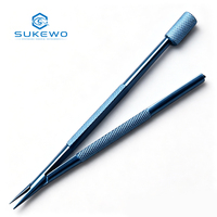 KEWO Titanium Alloy Razor Blade Holder and Breaker for Microsurgery Titanium Alloy Ophthalmic Eye Surgical Instruments