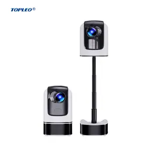 Topleo Android HD Beamer Overhead LED 1080P 720P Video Mini Smart Android Weihnachts haus Tragbarer 4k Lcd LED Projektor