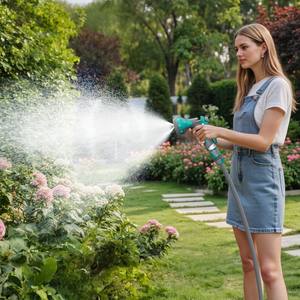 بخاخ فوهة سقي الحدائق عالي الضغط في الهواء الطلق للخدمة الشاقة مع أنماط رش متغيرة لغسيل السيارات ري الحديقة - Product Image 5