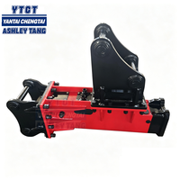 Marteau brise-roche hydraulique YTCT pour excavatrice, accessoire de piquage de pieux pour clôtures solaires