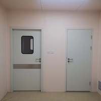 Puerta Interior Hermética de Acero Industrial Preacabada para Hospitales, Residencias, Apartamentos, Comercios, con Certificación CE e ISO