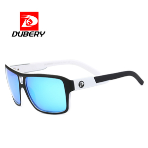 DUBERY 2026 Lunettes de <span class=keywords><strong>soleil</strong></span> polarisées UV400 tendance pour hommes et femmes, surdimensionnées, sans monture, bleues, transparentes, rouges, jaunes - Product Image 3