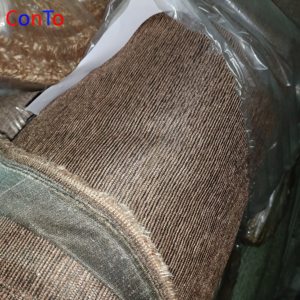 Multifunctional Check Linen <strong>Burlap</strong> Ultra Suede <strong>Fabric</strong> - Product Image 1