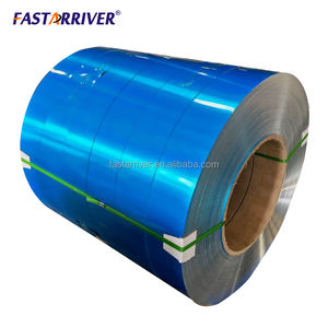 Fábrica de China Frente o lados dobles Pintado Color azul Pintura Rollo de bobina de aluminio Color Hoja de aluminio Precios - Product Image 2