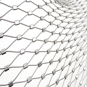 <span class=keywords><strong>Filet</strong></span> en treillis métallique tissé à la main en acier inoxydable haute résistance 304 316, motif losange, pour clôture <span class=keywords><strong>de</strong></span> protection et découpe en construction - Product Image 1