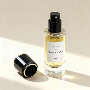 Flacone di profumo di vetro nuovo di lusso 10ml 15ml 20ml 30ml flacone Spray per profumo a fondo spesso chiaro - Product Image 5