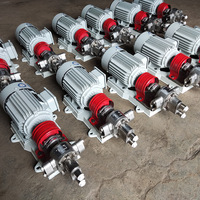 Pompe à engrenages à arc YCB en acier, haute pression, faible bruit, haute efficacité, pour transfert de diesel, essence, huile de lubrification, OEM, avec assurance commerciale