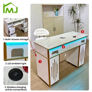 Muebles <span class=keywords><strong>de</strong></span> Belleza Profesionales, <span class=keywords><strong>Mesa</strong></span> <span class=keywords><strong>de</strong></span> Manicura <span class=keywords><strong>de</strong></span> Madera con Muchos Cajones, <span class=keywords><strong>Mesa</strong></span> <span class=keywords><strong>de</strong></span> Salón <span class=keywords><strong>de</strong></span> Belleza - Product Image 4