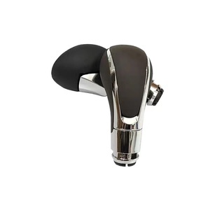 Car <b>Gear</b> <b>Knob</b> Leather Black And Brown Ergonomic For Opel Vauxhall Insignia 13250670 13252068 - Product Image 3