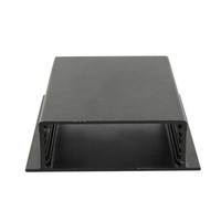 Boîtier en aluminium anodisé d'usinage CNC Boîtier d'instrument électronique en métal Boîtier PCB Boîte de jonction