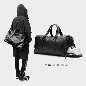 Grande bagaglio leggero palestra stoccaggio sportivo resistente all'acqua <span class=keywords><strong>borsa</strong></span> da <span class=keywords><strong>viaggio</strong></span> in pelle PU Tote borse a <span class=keywords><strong>tracolla</strong></span> Casual <span class=keywords><strong>borsa</strong></span> da <span class=keywords><strong>viaggio</strong></span> - Product Image 4