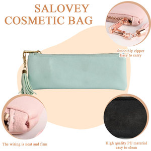 Útil estuche de maquillaje de cuero sintético masivo, bolsa organizadora de cosméticos honrada, estuches de almacenamiento de cosméticos maravillosos - Product Image 2