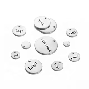 Targhetta Personalizzabile in Acciaio Inossidabile di Lusso, alla Moda e Resistente, con Design Mosters, in Lega, Piccolo Mostro, Accessori per Etichette Metalliche - Product Image 2