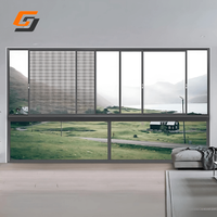 Fabricante GS Ventanas y puertas de aluminio Perfil de aluminio Ventanas correderas Ventanas de aluminio para casas