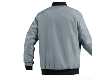 Chaqueta nueva 2025, cárdigan con cuello de béisbol, Chaqueta corta para <span class=keywords><strong>hombre</strong></span>, chaqueta holgada - Product Image 6