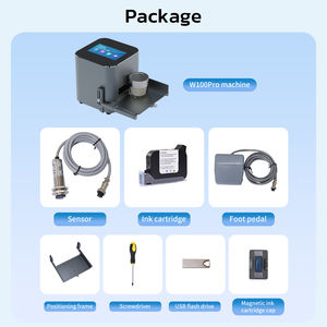 Imprimante jet d'encre statique industrielle avec système Android, capteur et déclencheur à pédale, machine d'impression <span class=keywords><strong>de</strong></span> codes QR et <span class=keywords><strong>de</strong></span> dates - Product Image 6