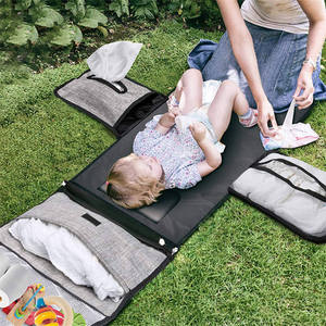 Sac à Langer en Polyester personnalisé, Sac à Langer Pour bébé, tapis à Langer pliable, Sac à main de rangement Pour l'extérieur, Sac de lit de bébé, Sac fourre-tout Pour maman - Product Image 5