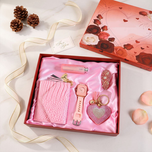 IStapromo Regalos, Set de Reloj para Mujer, Tarjeta de Felicitación con Purpurina Rosa y Corazón, Regalo de Cumpleaños y San Valentín para Ella, Novia - Product Image 6